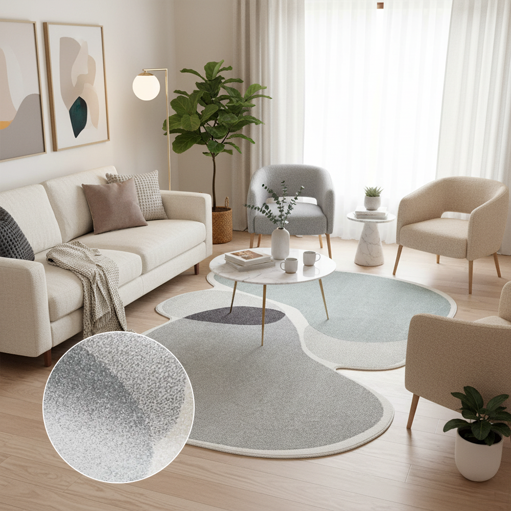 Tapete Orgânico para Sala Egípcio Portari Elba 2,00m x 2,50m