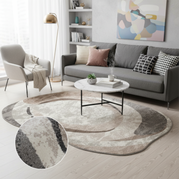 Tapete Orgânico para Sala Egípcio Portari Tessa 1,40m x 2,00m