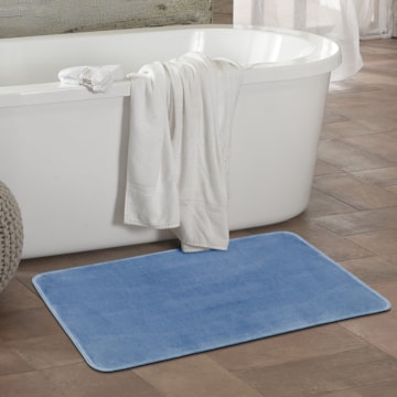 Tapete para Banheiro Flannel com Base Antiderrapante 45cm x 65cm
