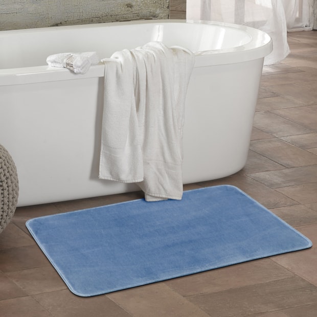 Tapete para Banheiro Flannel com Base Antiderrapante 45cm x 65cm