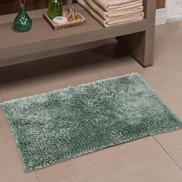 Tapete para Banheiro Shaggy Prime Antiderrapante 40cm x 60cm