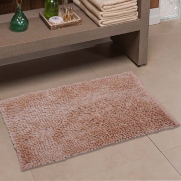 Tapete para Banheiro Shaggy Prime Antiderrapante 40cm x 60cm