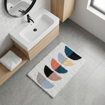 Tapete para Banheiro Trendy 100% Algodão 50cm x 70cm - Gramatura: 1800g/m²