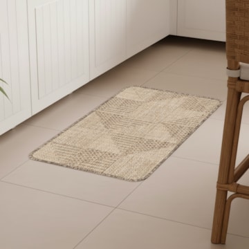 Tapete Para Cozinha Flex Geométrico 004 Antiderrapante 45cm x 67cm