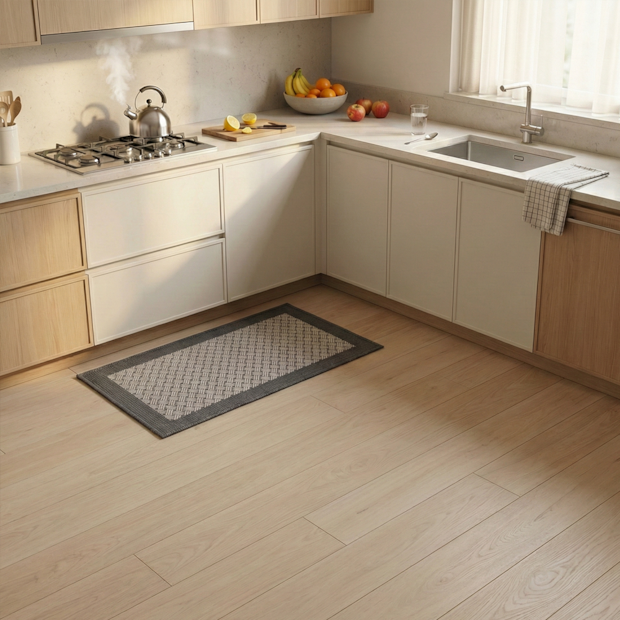 Tapete Para Cozinha Jacquard Bavaria Antiderrapante 45cm x 75cm