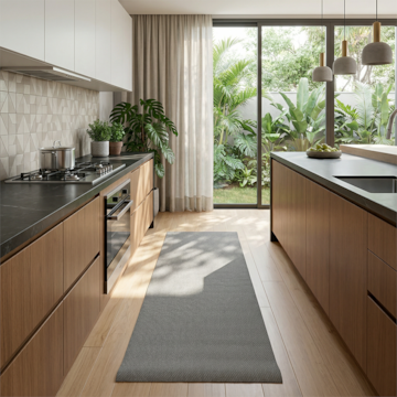 Tapete para Cozinha Passadeira Antiderrapante Ibiza Impermeável 100% PVC 65cm x 2,00m
