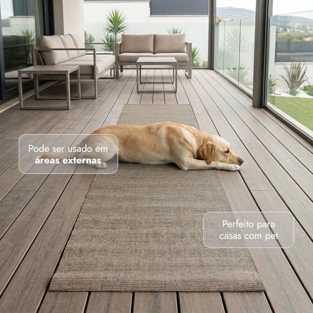 Tapete para Cozinha Passadeira Antiderrapante Ibiza Impermeável 100% PVC 65cm x 2,40m