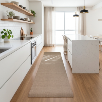 Tapete para Cozinha Passadeira Antiderrapante Ibiza Impermeável 100% PVC 65cm x 2,40m
