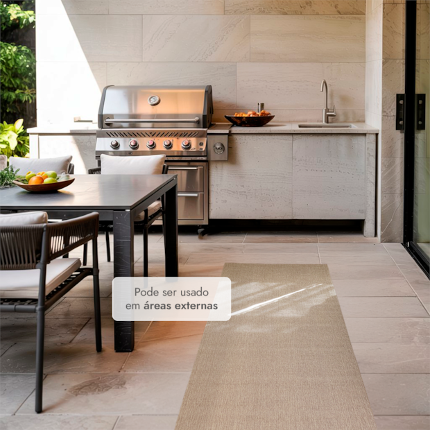 Tapete para Cozinha Passadeira Antiderrapante Ibiza Impermeável 100% PVC 65cm x 3,00m