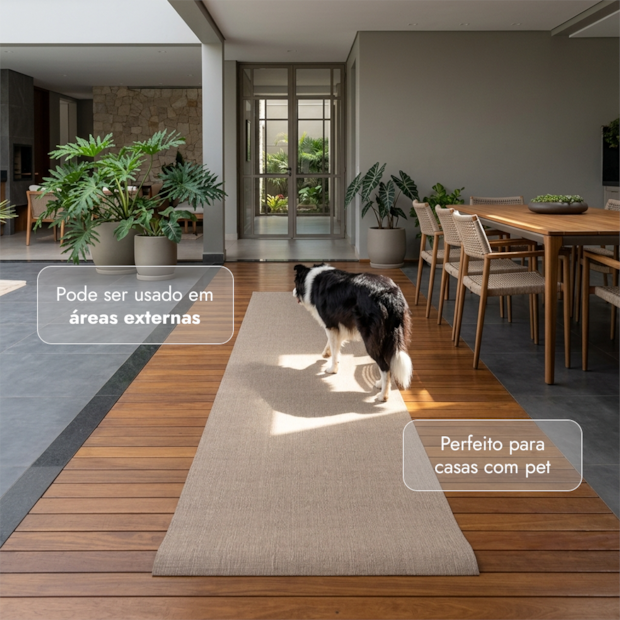 Tapete para Cozinha Passadeira Antiderrapante Ibiza Impermeável 100% PVC 65cm x 3,00m