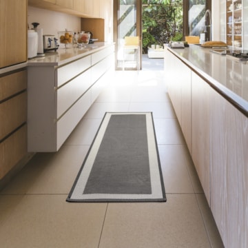 Tapete para cozinha Passadeira Antiderrapante Kacyumara Square 50cm x 1,80m