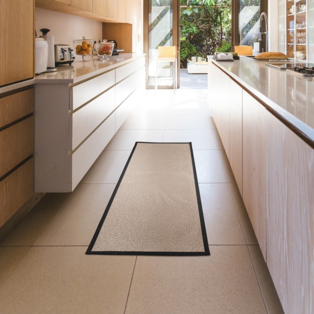 Tapete Para Cozinha Passadeira Antiderrapante Trame 60cm x 1,80m