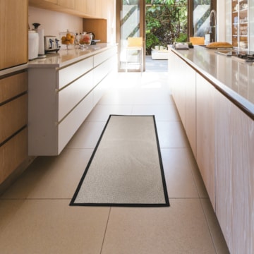 Tapete Para Cozinha Passadeira Antiderrapante Trame 60cm x 1,80m