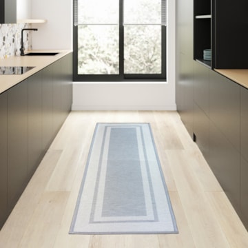 Tapete Para Cozinha / Passadeira Jacquard Munique Antiderrapante 45cm x 1,20m