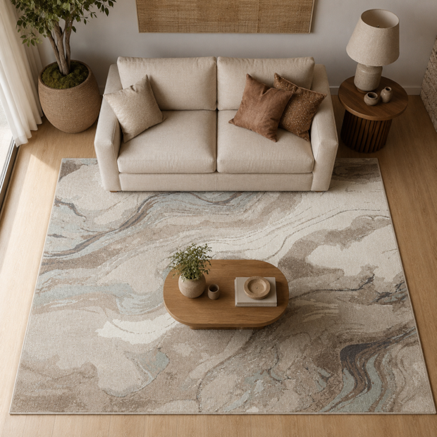 Tapete para Sala Egípcio Bassano Marmi 1,40m x 2,00m