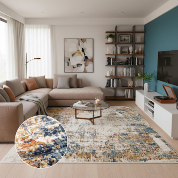 Tapete para Sala Egípcio Batur Ateliê 2,00m x 2,50m