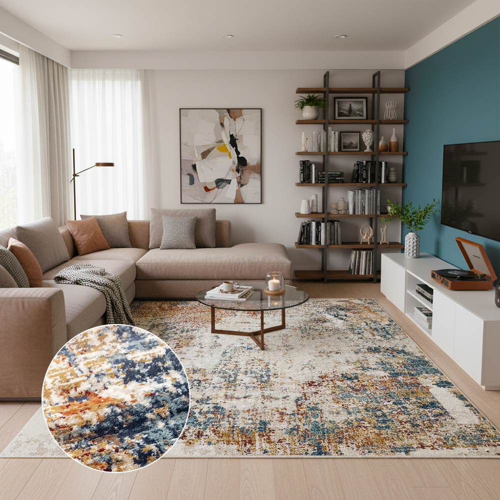 Tapete para Sala Egípcio Batur Ateliê 2,40m x 3,00m