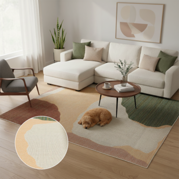 Tapete para Sala Egípcio Bellagio Matera Sisal Sintético 1,40m x 2,00m