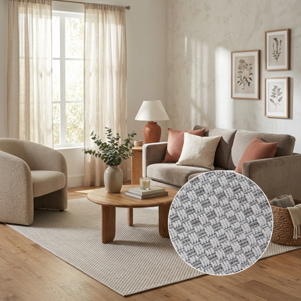 Tapete para Sala Egípcio Duna Sisal Sintético 2,00m x 2,50m