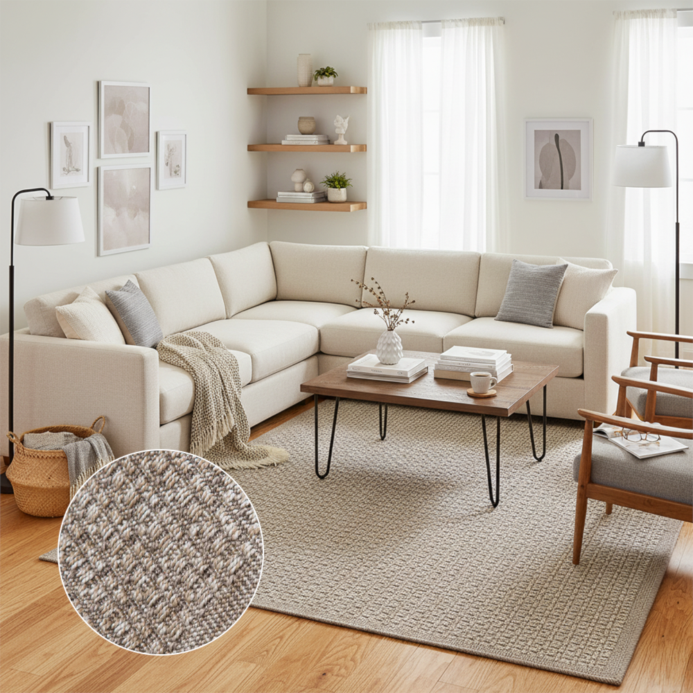 Tapete para Sala Egípcio Loreto Sisal Sintético 2,00m x 2,50m