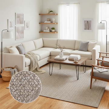 Tapete para Sala Egípcio Loreto Sisal Sintético 2,00m x 2,50m