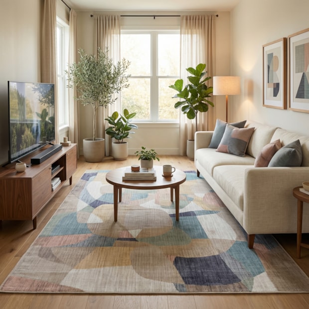 Tapete para Sala Egípcio Sicília Palazzo 1,40m x 2,00m