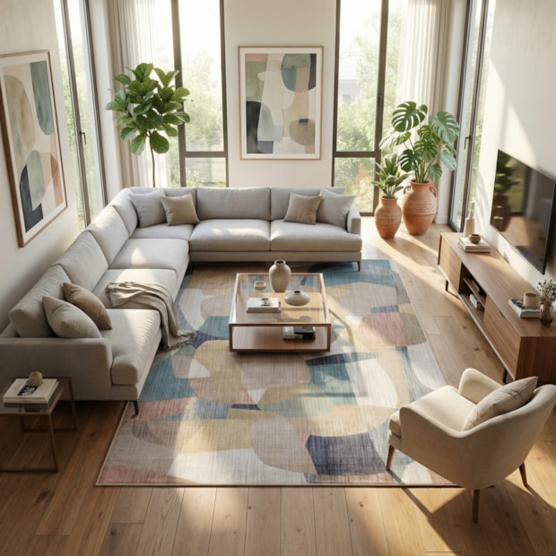 Tapete para Sala Egípcio Sicília Palazzo 2,40m x 3,00m