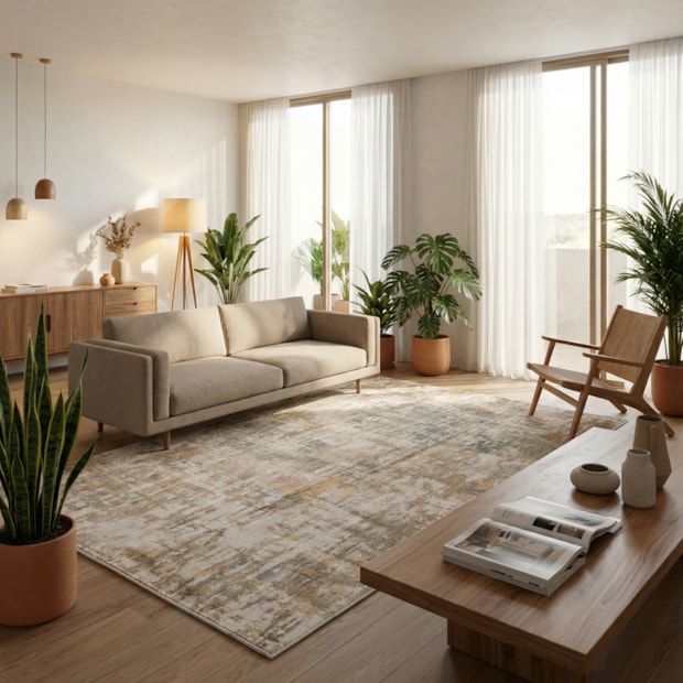 Tapete para Sala Egípcio Sicília Tramonto 1,90m x 2,50m