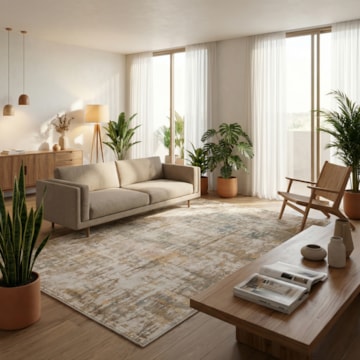 Tapete para Sala Egípcio Sicília Tramonto 1,90m x 2,50m