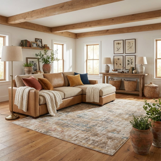 Tapete para Sala Egípcio Sicília Tramonto 1,90m x 2,50m