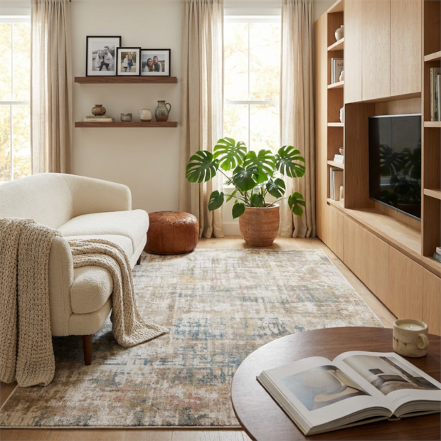 Tapete para Sala Egípcio Sicília Tramonto 1,90m x 2,50m