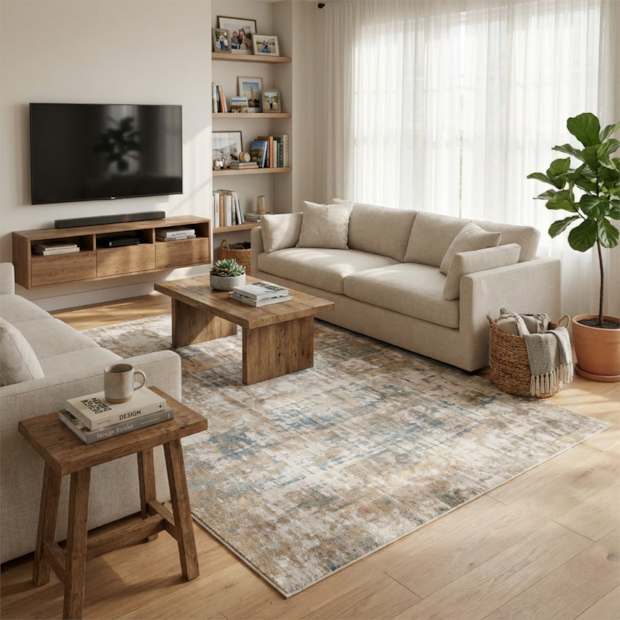 Tapete para Sala Egípcio Sicília Tramonto 2,50m x 3,50m