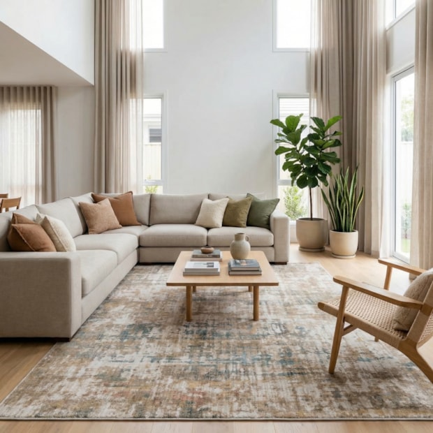 Tapete para Sala Egípcio Sicília Tramonto 2,50m x 3,50m