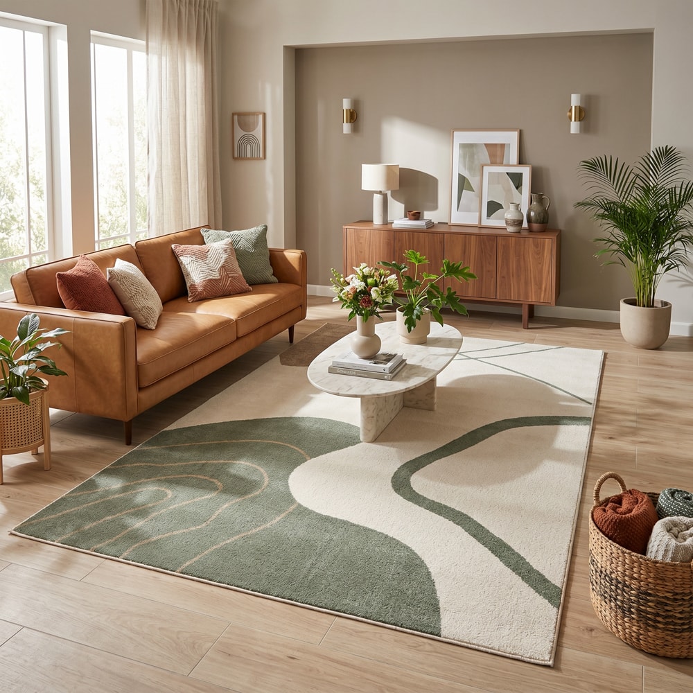 Tapete para Sala Egípcio Toscana Trevo 1,40m x 2,00m