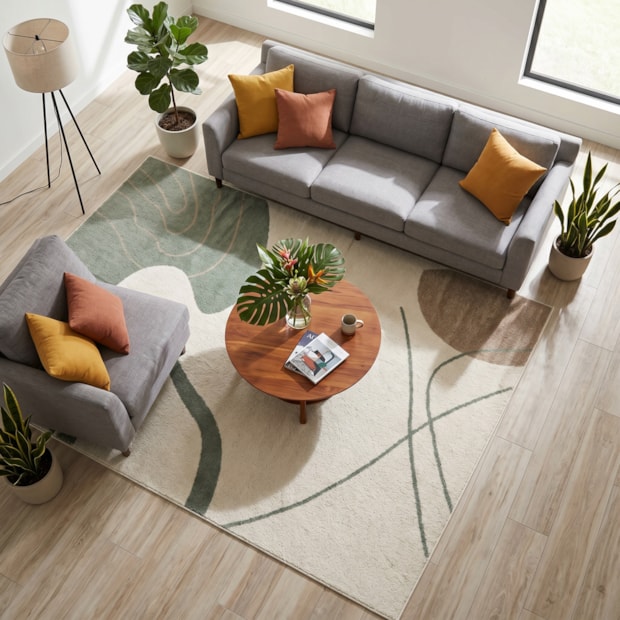Tapete para Sala Egípcio Toscana Trevo 1,40m x 2,00m