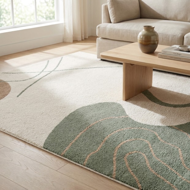 Tapete para Sala Egípcio Toscana Trevo 2,40m x 3,00m