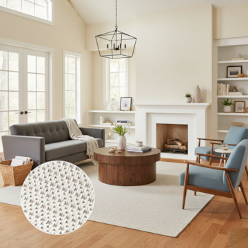 Tapete para Sala Egípcio Tremiti Sisal Sintético 2,00m x 2,50m