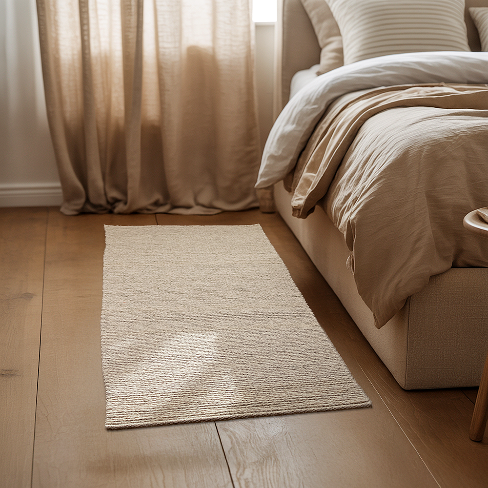 Tapete / Passadeira Daca Lã Natural 60cm x 1,80m