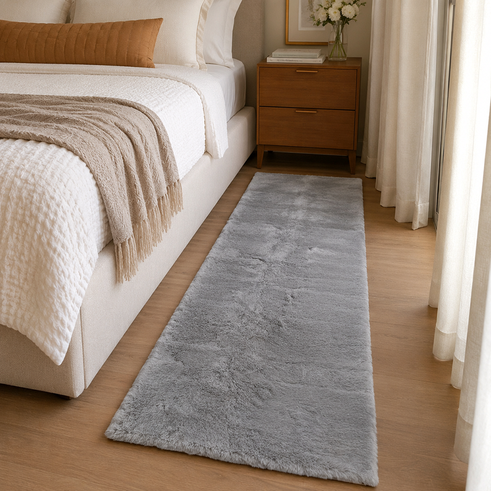 Tapete / Passadeira de Pelo Albany II Toque Macio Antiderrapante 60cm x 1,80m