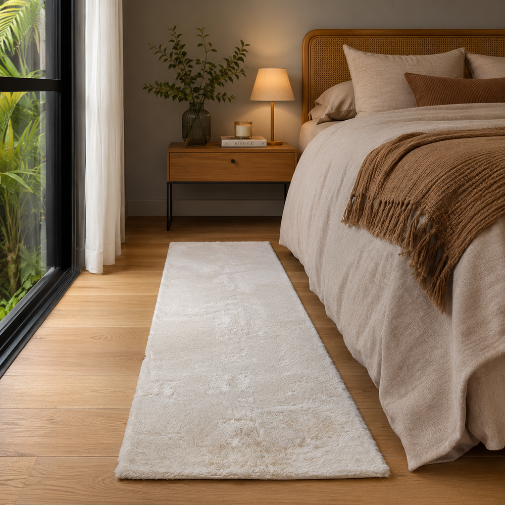 Tapete / Passadeira de Pelo Albany II Toque Macio Antiderrapante 60cm x 1,80m