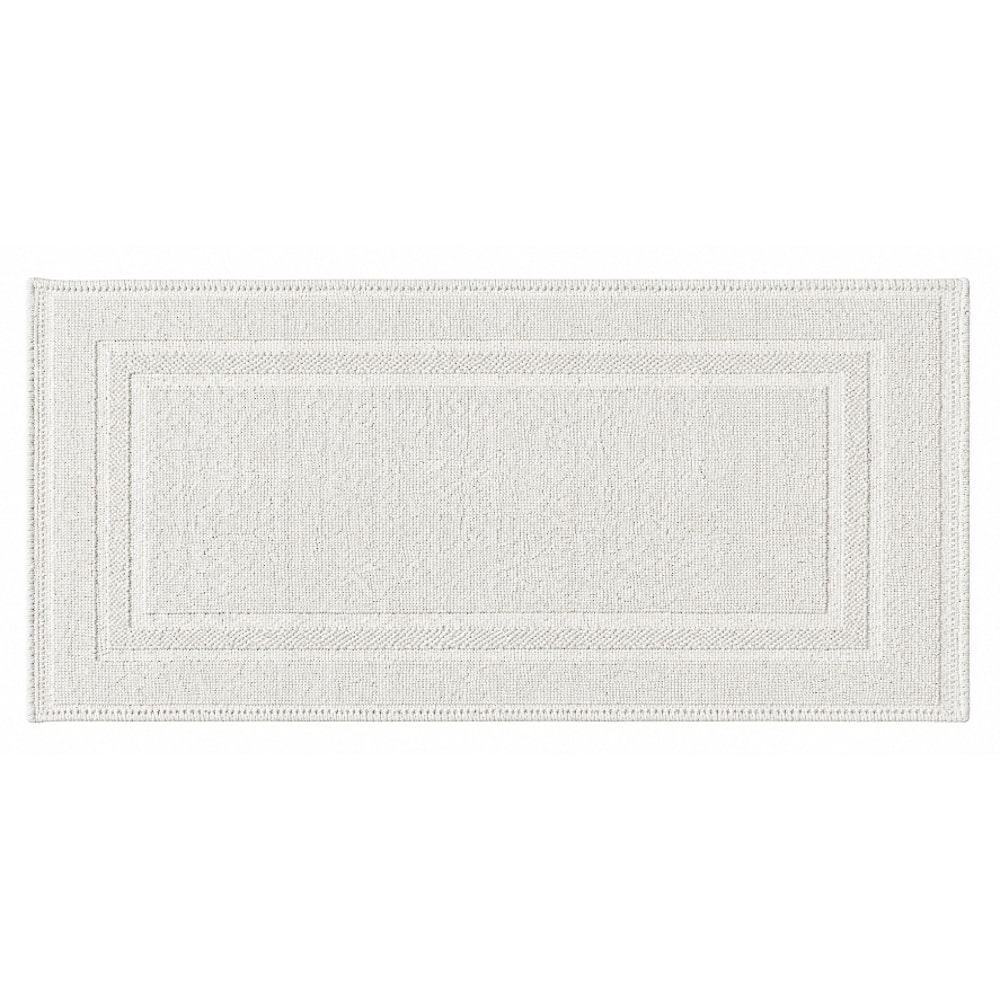 Tapete / Passadeira Delhi Moldura Antiderrapante 100% Algodão 55cm x 1,10m