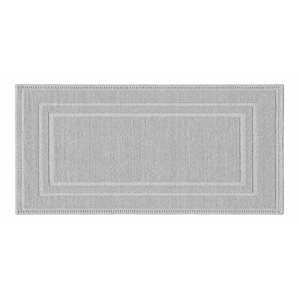 Tapete / Passadeira Delhi Moldura Antiderrapante 100% Algodão 55cm x 1,10m