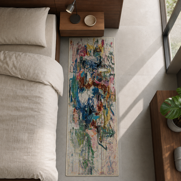 Tapete / Passadeira Egípcio Canvas Basquiat 70cm x 1,70m