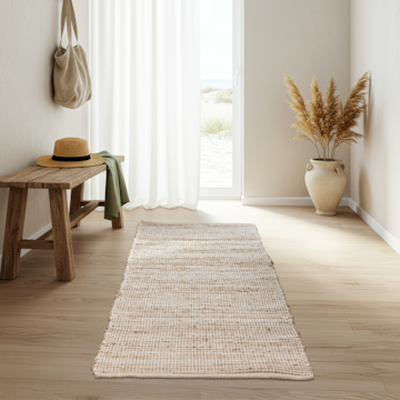 Tapete / Passadeira Hubli Juta Natural 60cm x 1,80m