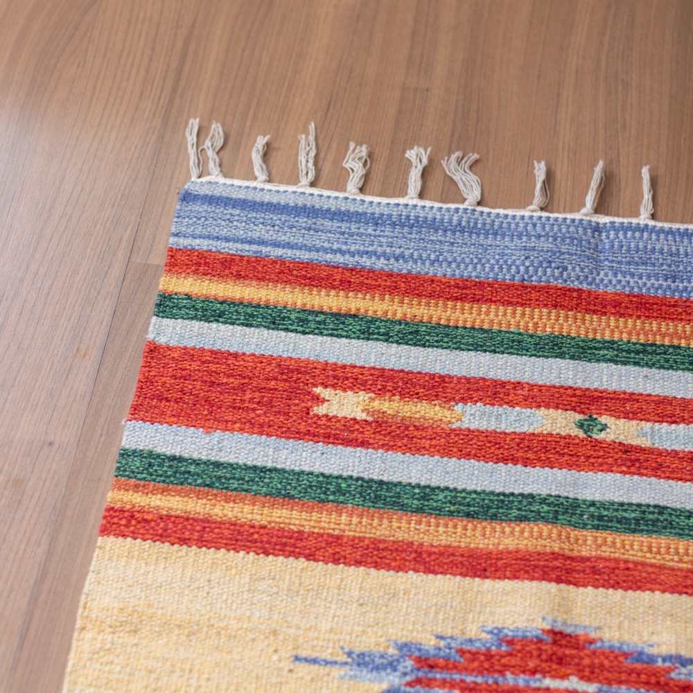 Tapete / Passadeira Indiano Kilim 100% Algodão 60cm x 1,80m