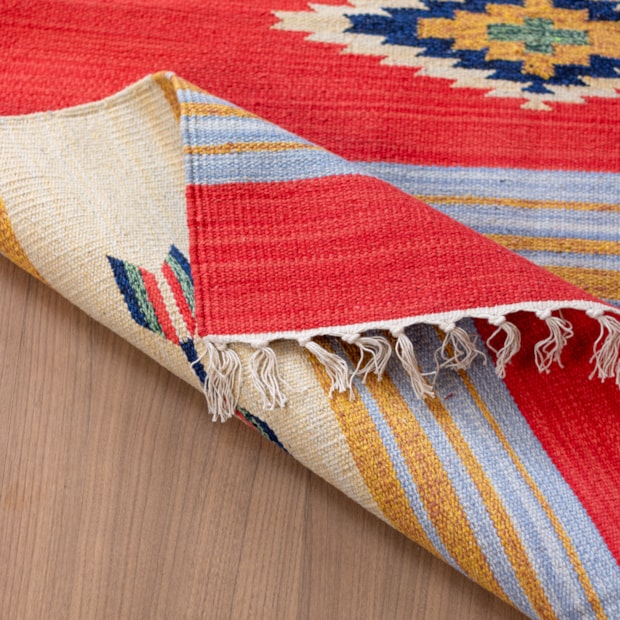Tapete / Passadeira Indiano Kilim 100% Algodão 60cm x 1,80m