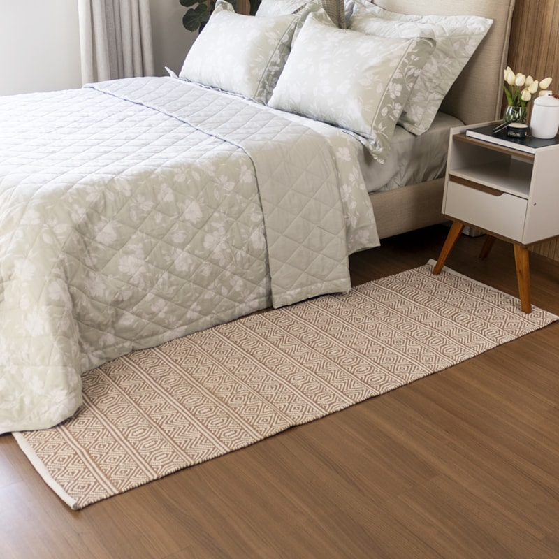 Tapete Passadeira Indiano Kilim Anand 100% Algodão 60cm x 1,80m