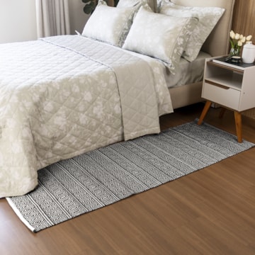 Tapete Passadeira Indiano Kilim Anand 100% Algodão 60cm x 1,80m