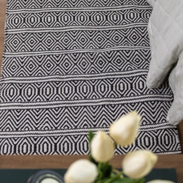 Tapete Passadeira Indiano Kilim Anand 100% Algodão 60cm x 1,80m