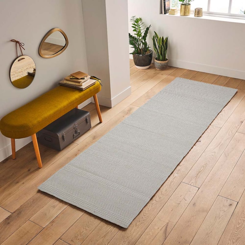Tapete / Passadeira Indiano Kilim Illusion 100% Algodão 60cm x 1,80m